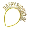 Opaska złota happy birthday